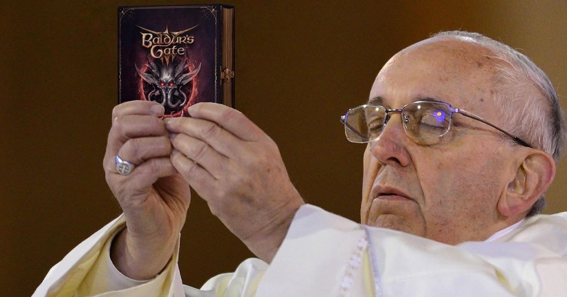 Le pape en armure de Paladin ? Baldur’s Gate 3 vient de vendre 2 copies du jeu… au Vatican