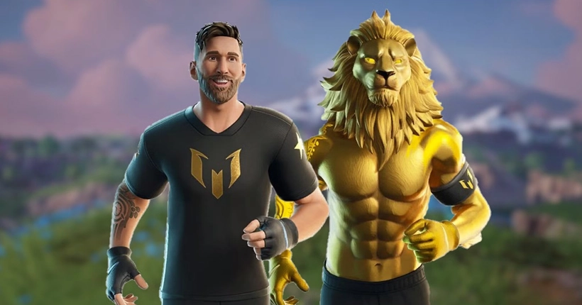 Prêt à remporter 8 Top 1, Lionel Messi débarque dans Fortnite