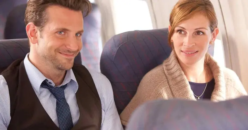 <p>Julia et Brad dans l&#8217;avion, ça passe comme voisins. @Warner Bros. France</p>
