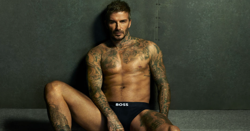 J&rsquo;ai travers&eacute; la mer pour aller voir David Beckham poser en slip et je pense que je dois changer de style de mec