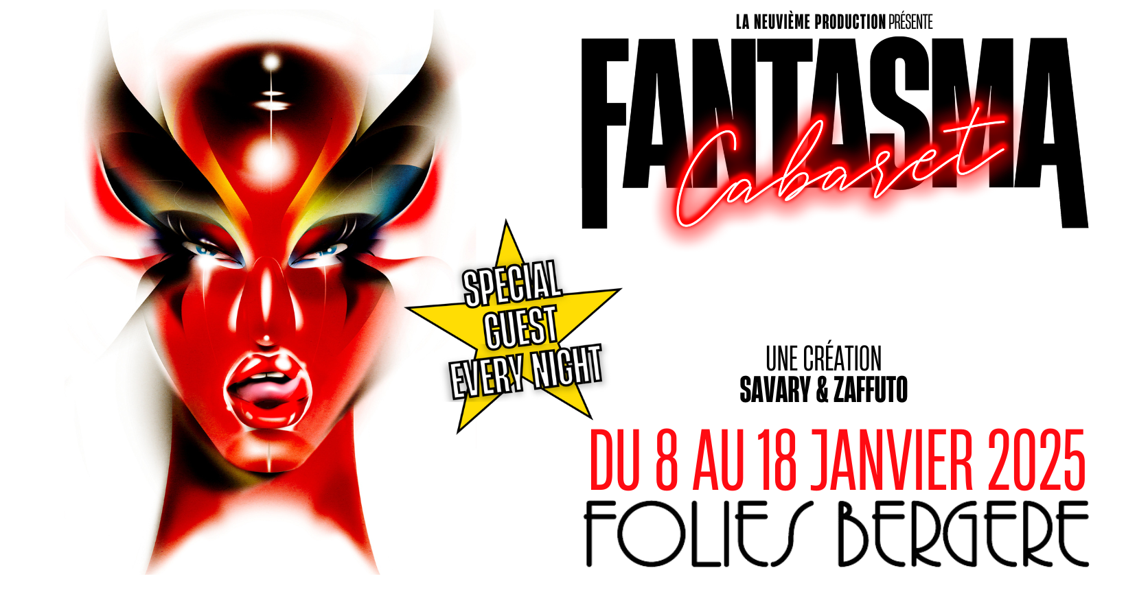 Gagnez deux places en carré or pour le nouveau show Fantasma Cabaret aux Folies Bergère