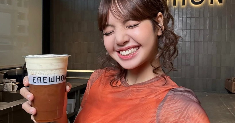 LISA de BLACKPINK dévoile sa boisson signature