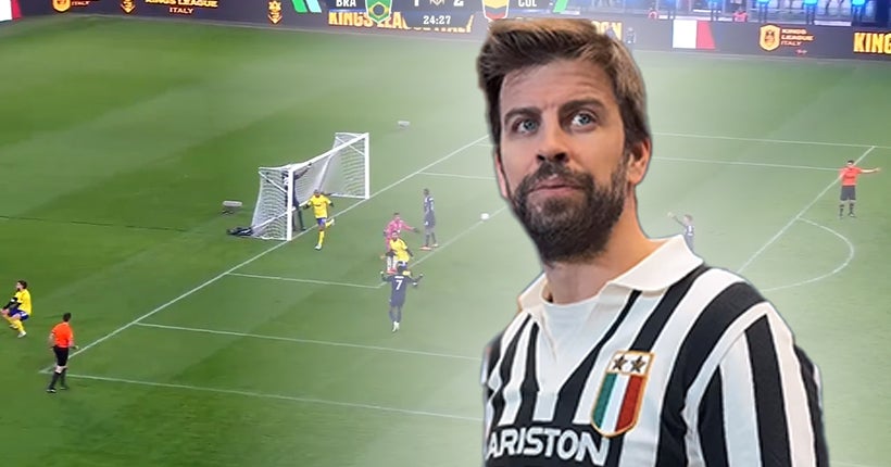 Mais pourquoi Gerard Piqu&eacute; porte-t-il un (vieux) maillot de la Juventus ?