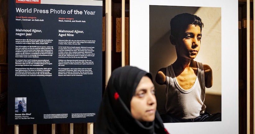 Le portrait d&amp;#8217;un enfant palestinien amput&eacute;, photographi&eacute; par Samar Abu Elouf, remporte le World Press Photo