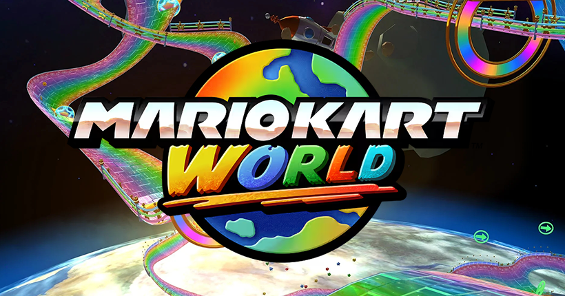 Oupsi, la Route Arc-en-ciel de Mario Kart World a &eacute;t&eacute; malencontreusement r&eacute;v&eacute;l&eacute;e
