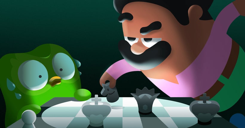 Echouette et mat : Duolingo se lance dans l&amp;#8217;apprentissage des &eacute;checs