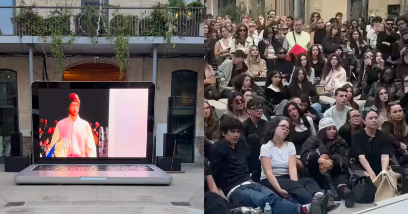 Quand Les Fans De Fashion L&Amp;Acirc;Chent Le Trottoir Pour Des Watch Parties Sur &Amp;Eacute;Cran G&Amp;Eacute;Ant