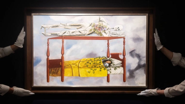 &laquo;&nbsp;Le r&ecirc;ve&nbsp;&raquo; de Frida Kahlo est le tableau le plus cher peint par une femme