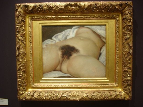 Le visage de l'origine du Monde de Courbet révélé