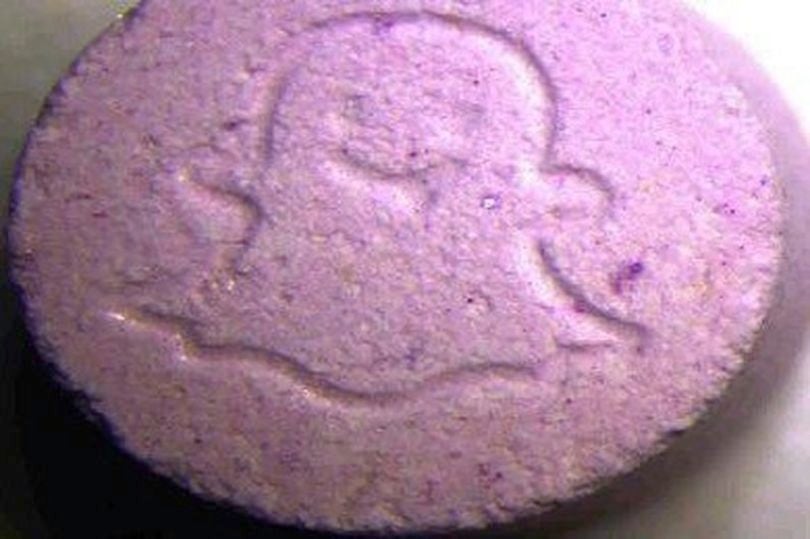 Une des pilules de la nouvelle substance "Snapchat", apparemment très dangereuse (Crédits image : NT Police)