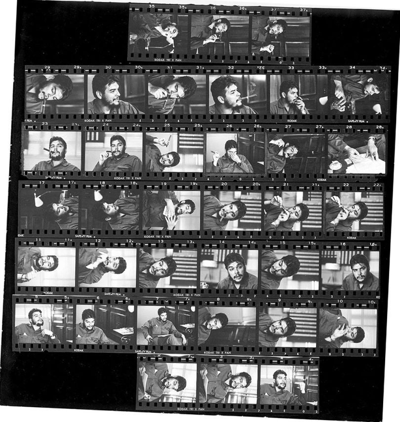 Les différents portraits pris par René Burri en 1963.