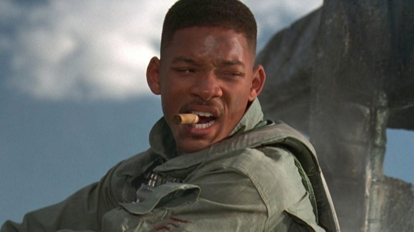 Will Smith dans Independence Day.