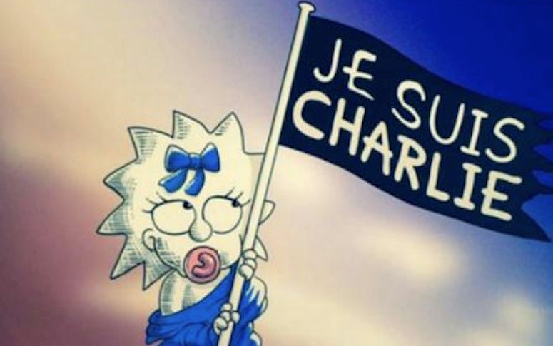 Les Simpson aussi rendent hommage à Charlie