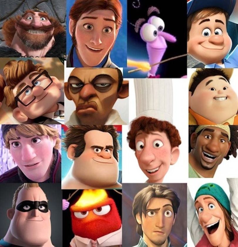 Disney tous les personnages f minins ont le m me visage 