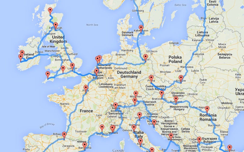 Voici Le Road Trip Optimal Pour Découvrir Leurope