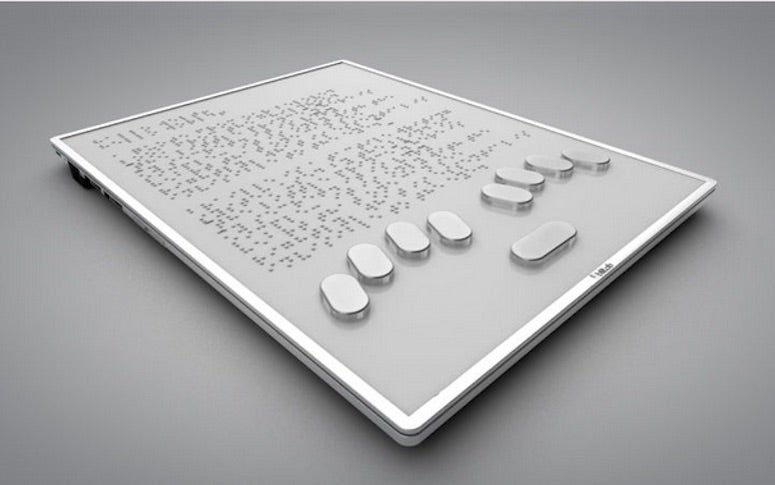 On vous présente la première tablette tactile en braille