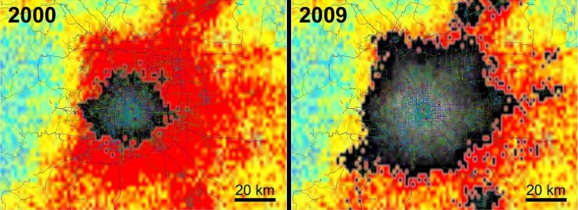 Images taken by NASA’s QuikScat satellite. Source: NASA/JPL-Caltech.