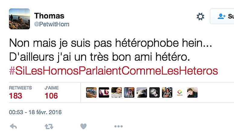 #SiLesHomosParlaientCommeLesHeteros, le hashtag qui dénonce les clichés sur les homos