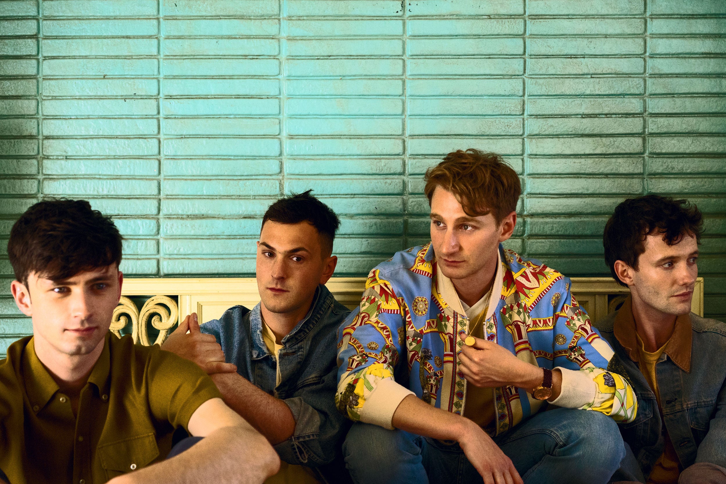 De gauche à droite : Edmund, Drew, Dave et Joe. (© Neil Krug)