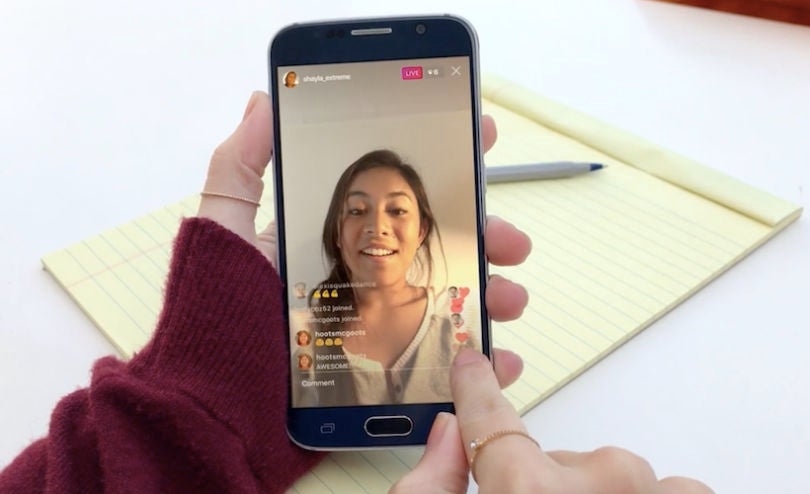 Vous pourrez bientôt faire des lives sur Instagram. (© Capture d'écran d'une vidéo Instagram)