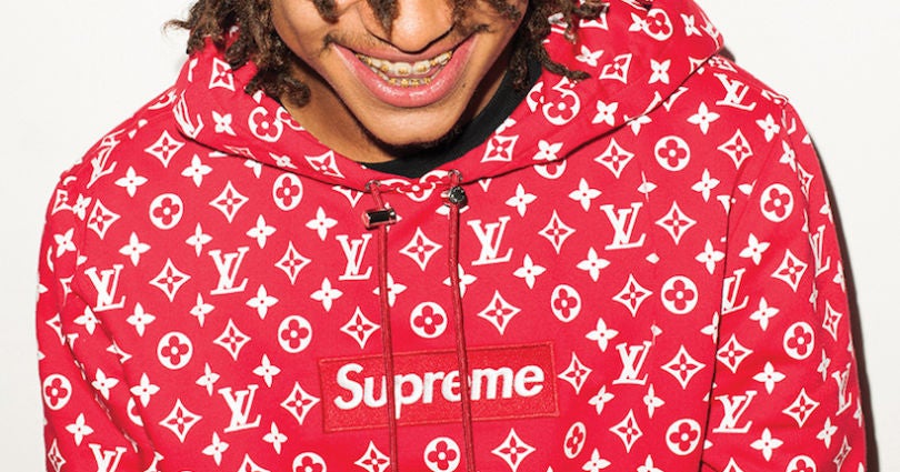 Sweatshirt Louis Vuitton X Supreme Red Size US In Not Specified 25276672   lupongovph