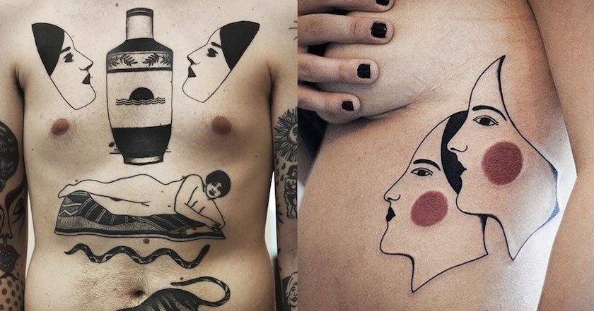 Découvrez les influences artistiques dans les tatouages de Vincent Denis
