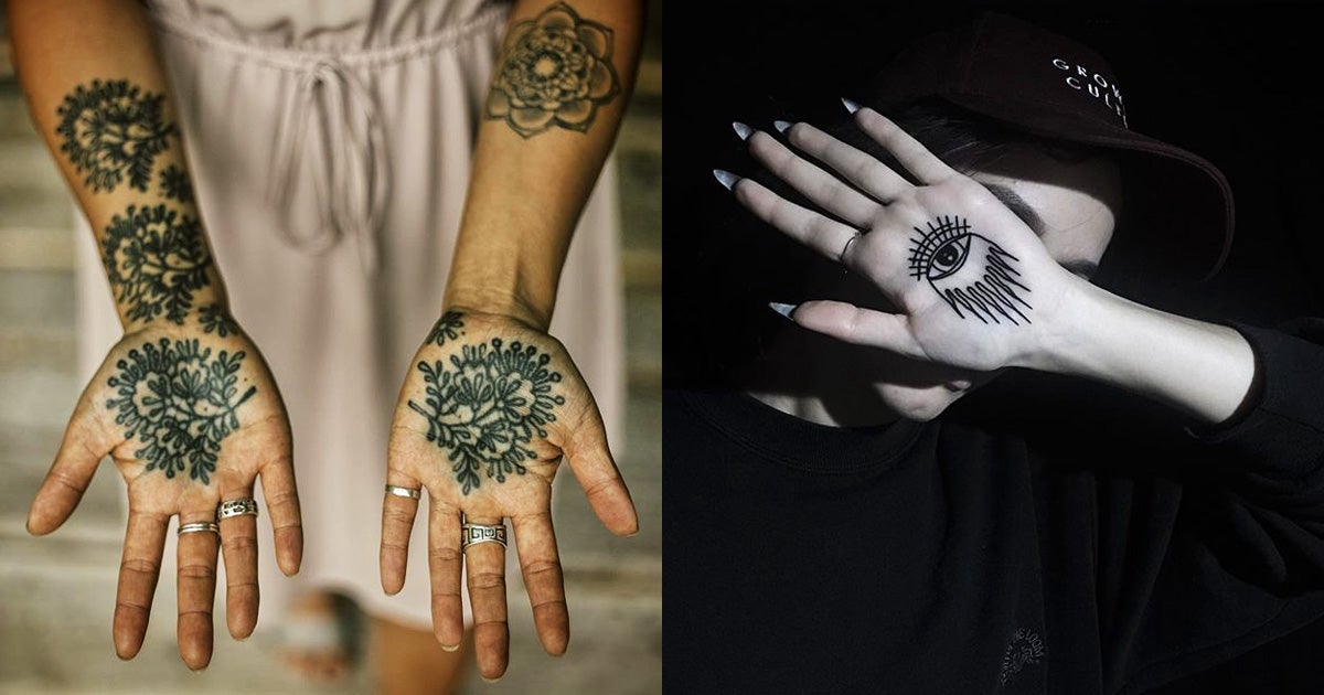 Le Tatouage Sur Les Paumes Une Tendance Aux Accents Mystiques Et Spirituels Konbini