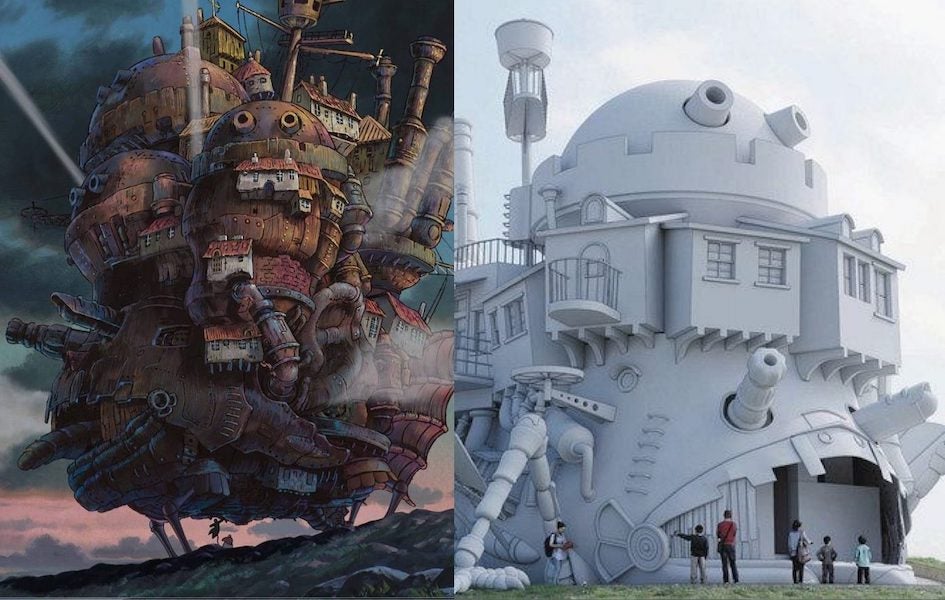 En images : les attractions du parc Ghibli vont être folles
