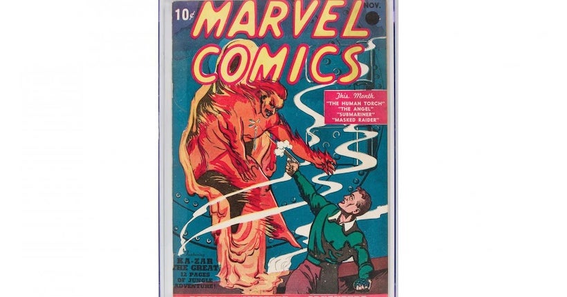 Une copie du tout premier comics Marvel a été vendue à un prix exorbitant